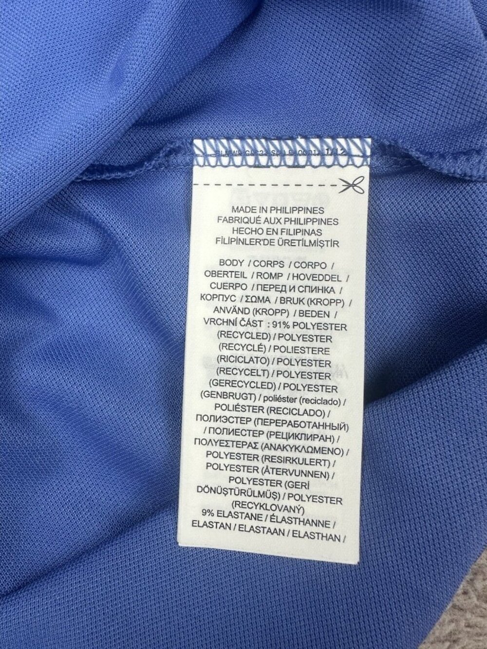Ralph Lauren RLX Air Tech Pique 1/4 ZIP Tri Color Polo Golf Top Blue Size M New - Picture 13 of 15